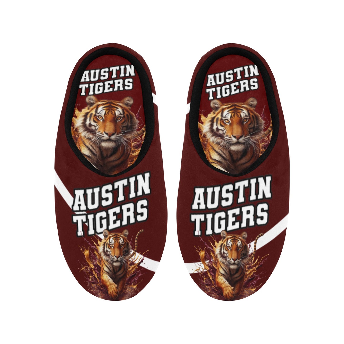 Mens Slippers Austin Men's Non-Slip Cotton Slippers (Model 0602)