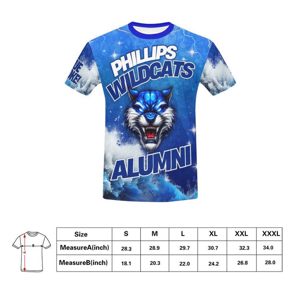 Phillips Blue Smoke- They Not Like Us- Mens's All Over Print T-Shirt for Men (USA Size) (Model T40)