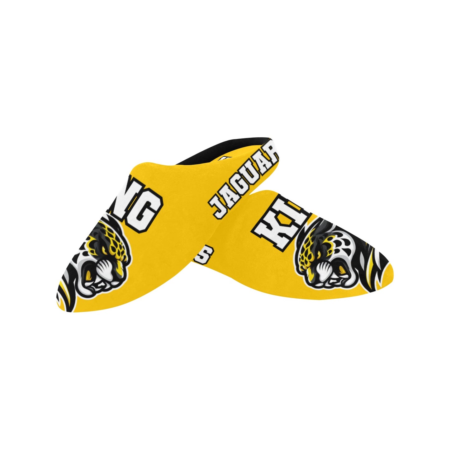 KING Yellow Woman Slippers Women's Non-Slip Cotton Slippers (Model 0602)
