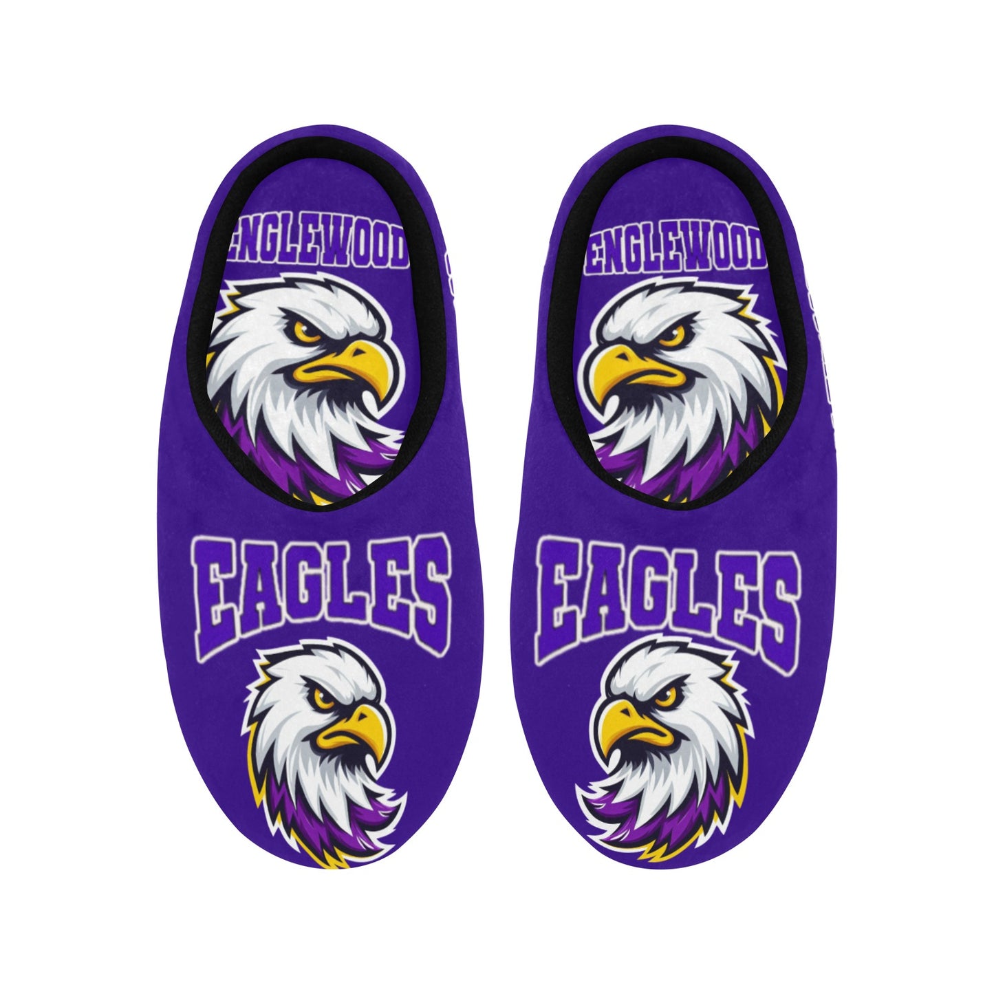 Mens Slippers Englewood 2 Men's Non-Slip Cotton Slippers (Model 0602)