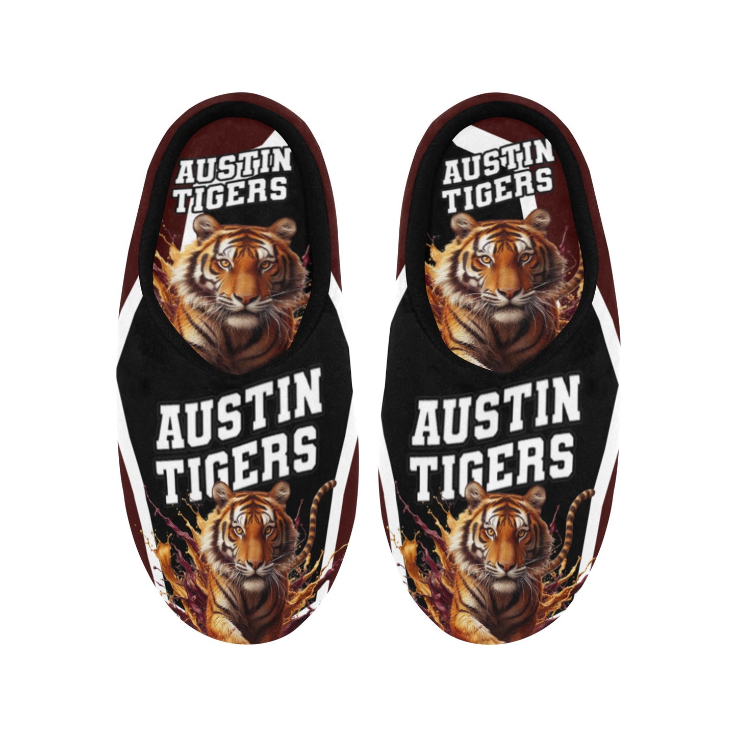 Mens Slippers Austin 2 Men's Non-Slip Cotton Slippers (Model 0602)