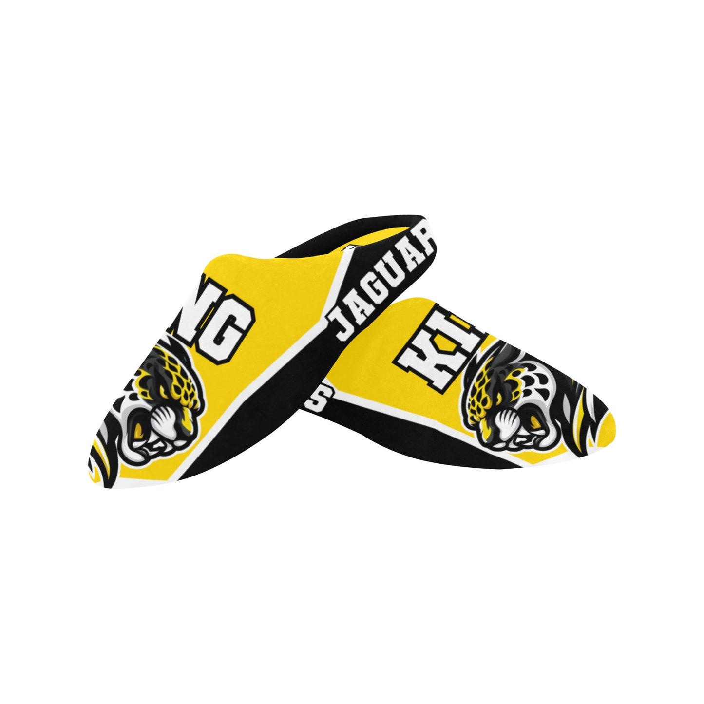 KING Yellow Woman Slippers Women's Non-Slip Cotton Slippers (Model 0602)