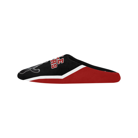 Dusable Woman Slippers Women's Non-Slip Cotton Slippers (Model 0602)