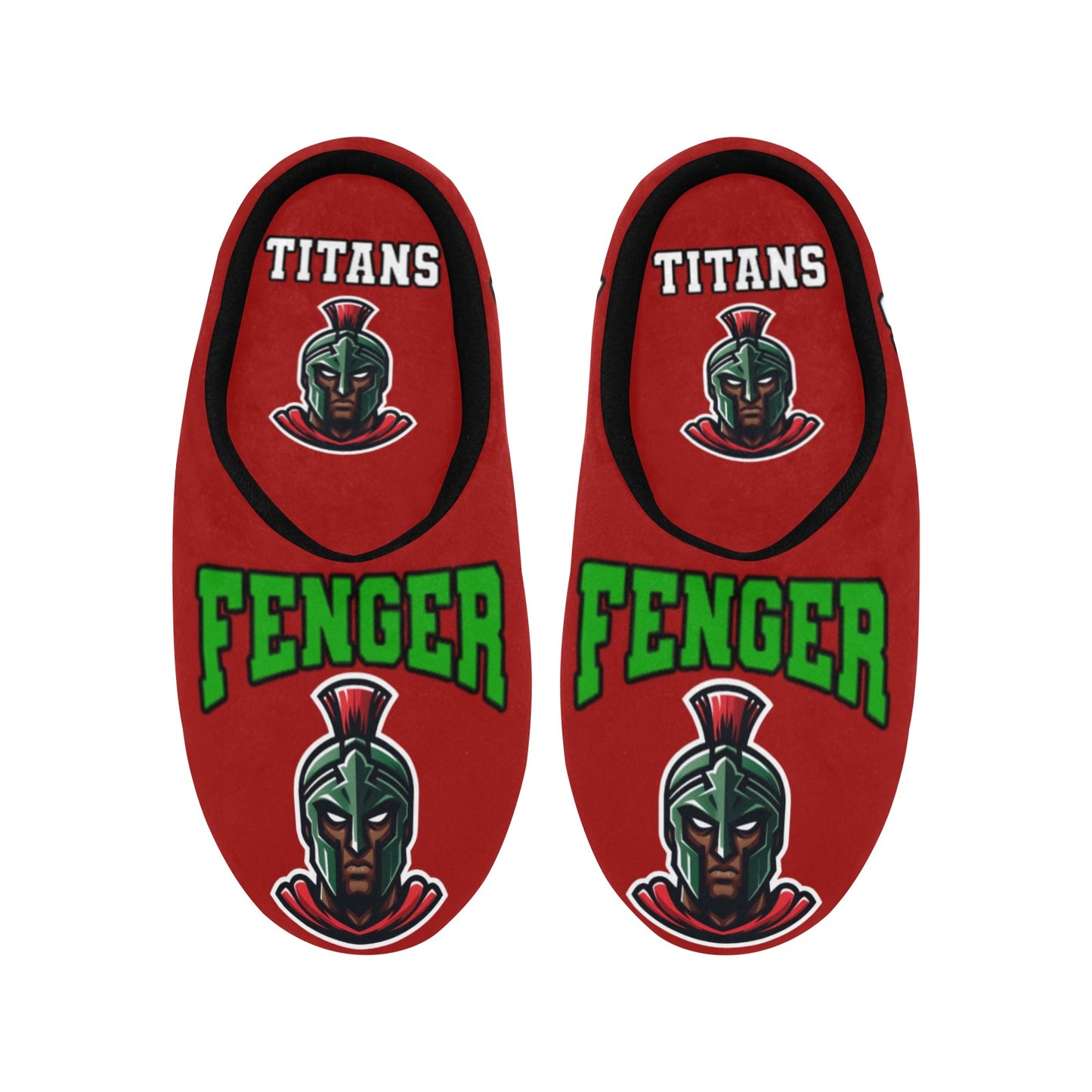 Mens Slippers Finger 3 Men's Non-Slip Cotton Slippers (Model 0602)