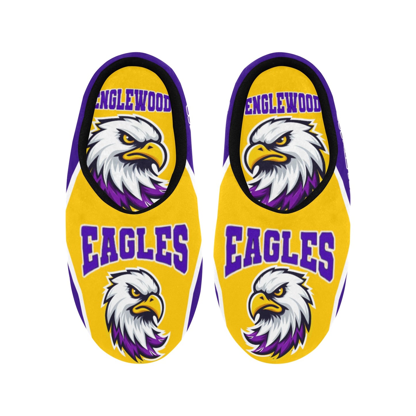 Mens Slippers Englewood 1 Men's Non-Slip Cotton Slippers (Model 0602)