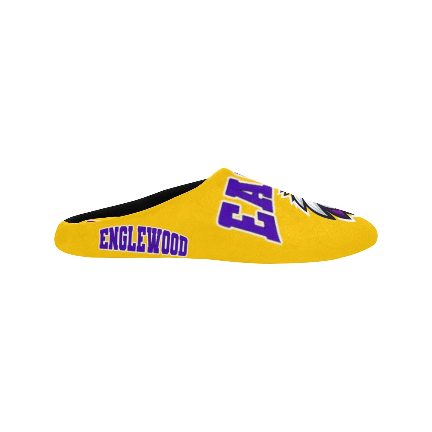 Englewood Yellow Woman Slippers Women's Non-Slip Cotton Slippers (Model 0602)