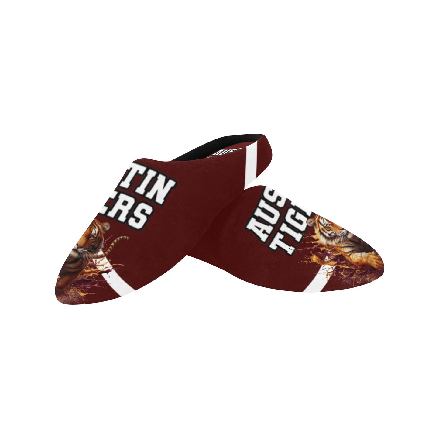 Mens Slippers Austin Men's Non-Slip Cotton Slippers (Model 0602)