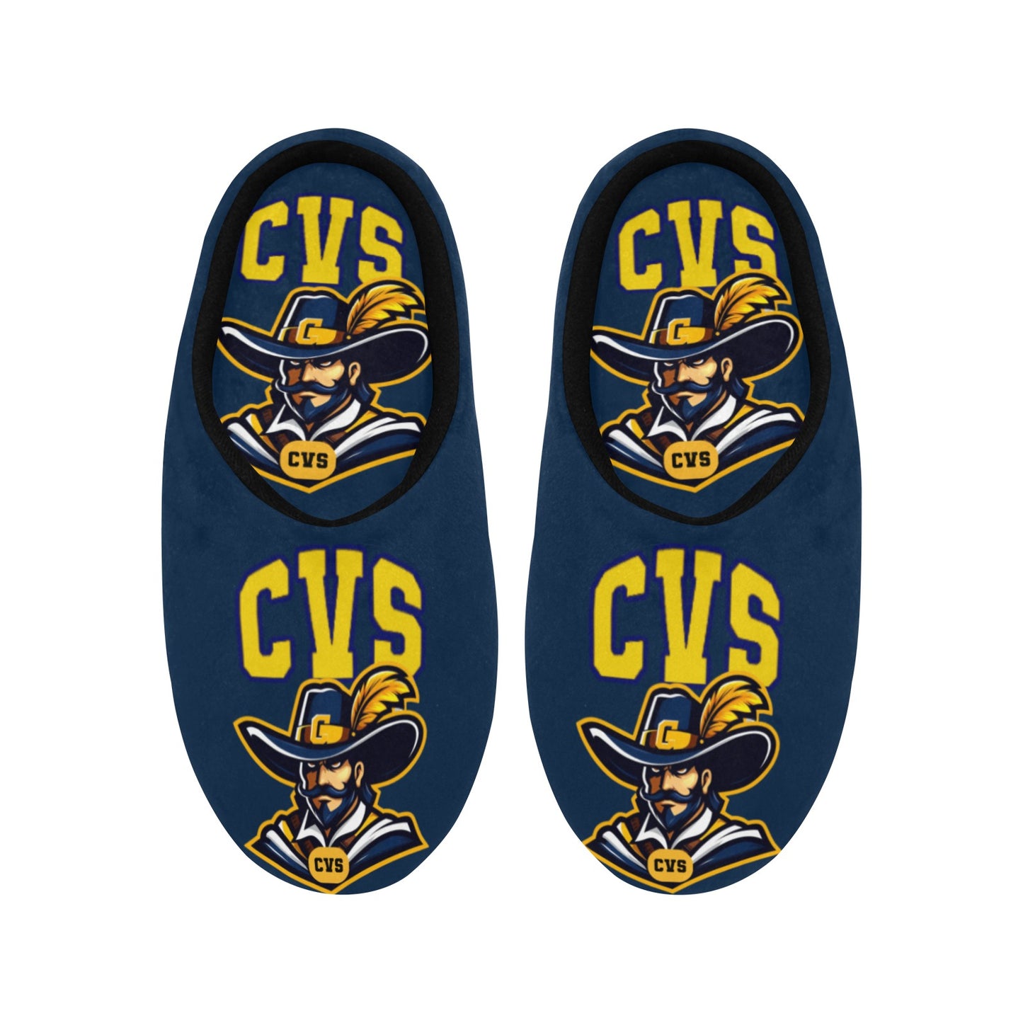 CVS Woman Slippers 2 Women's Non-Slip Cotton Slippers (Model 0602)