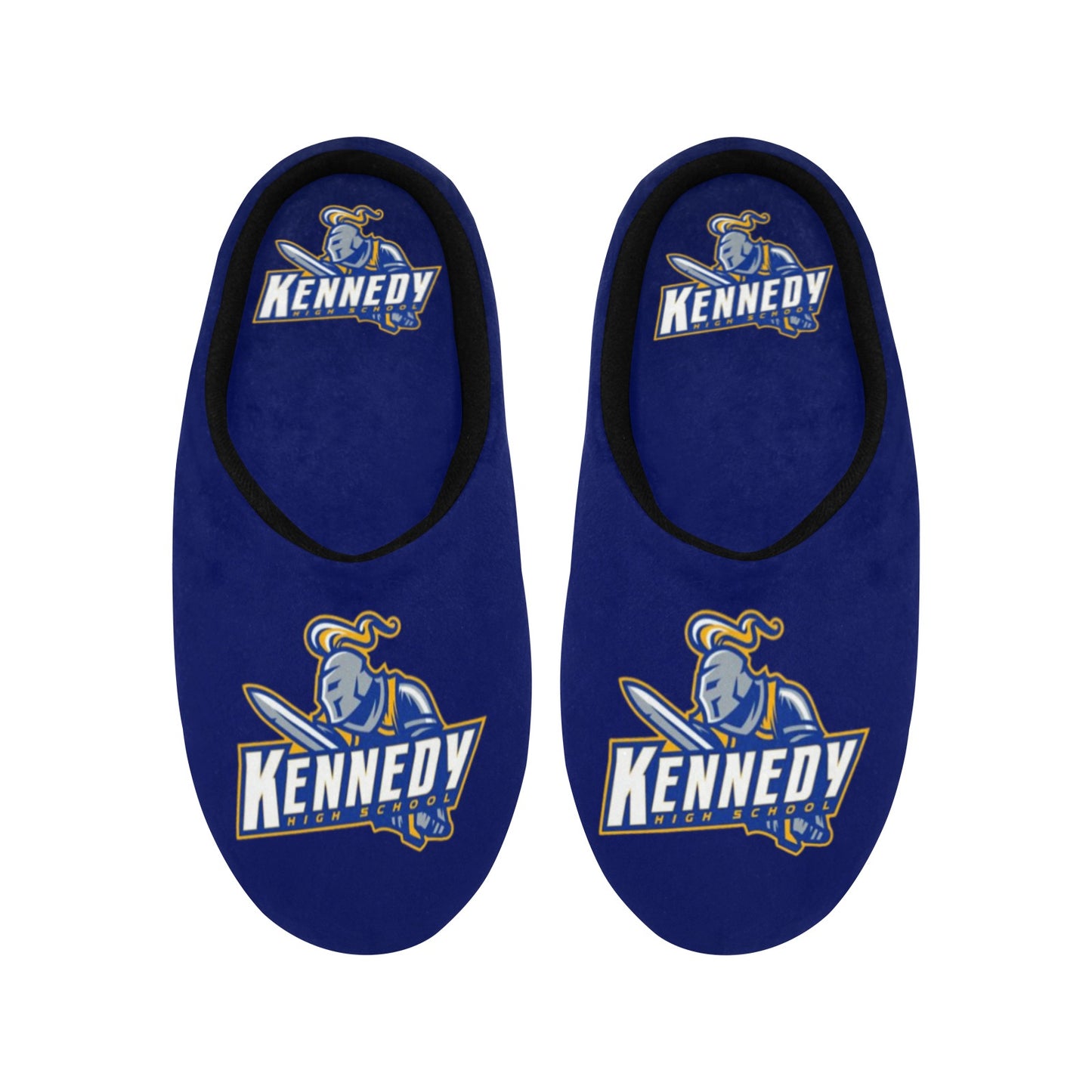 Mens Slippers Kennedy Men's Non-Slip Cotton Slippers (Model 0602)