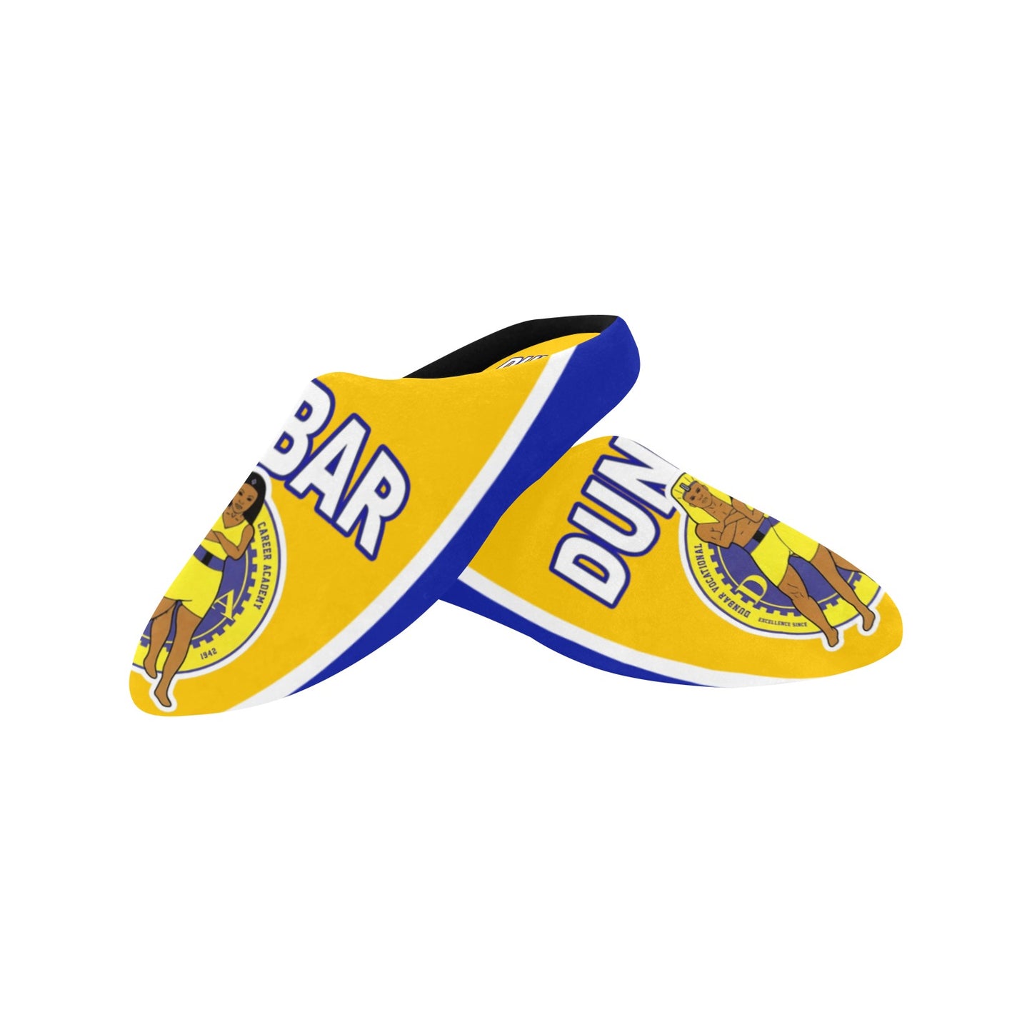 Mens Slippers Dunbar Men's Non-Slip Cotton Slippers (Model 0602)