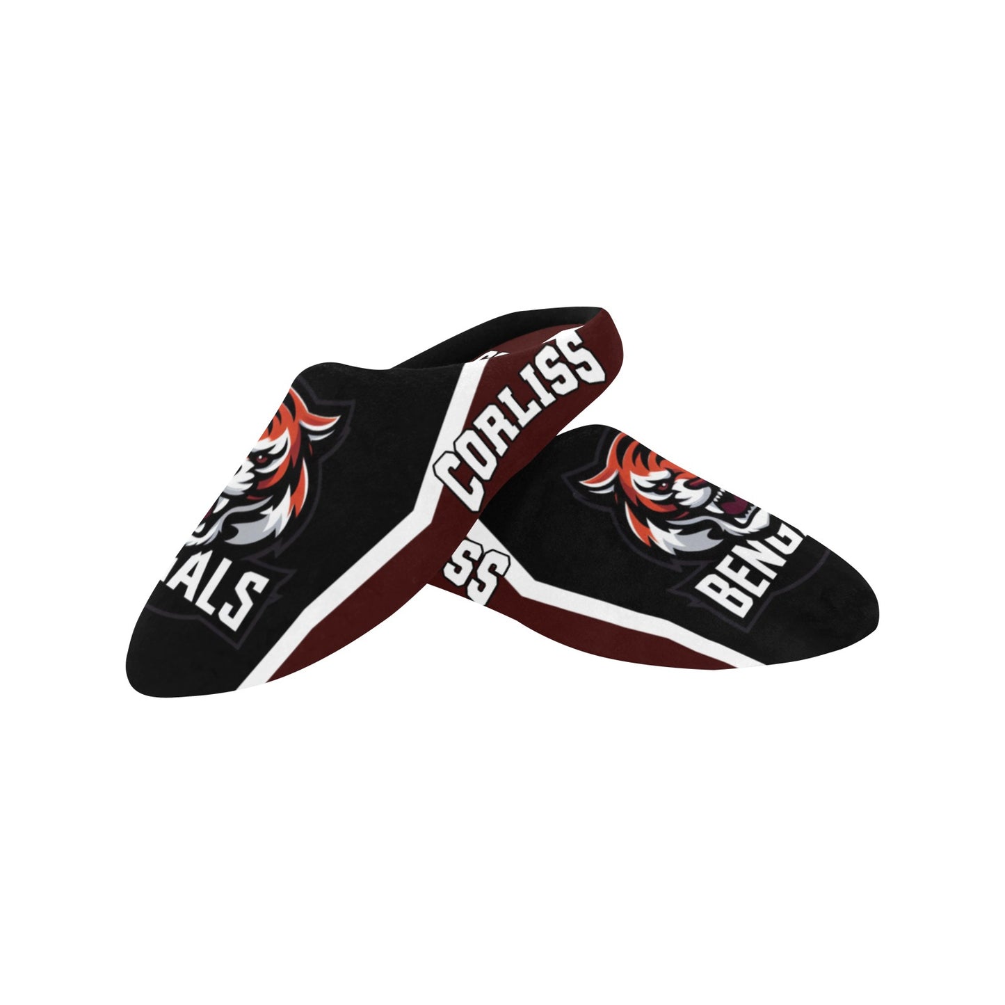 Mens Slippers Corless Men's Non-Slip Cotton Slippers (Model 0602)