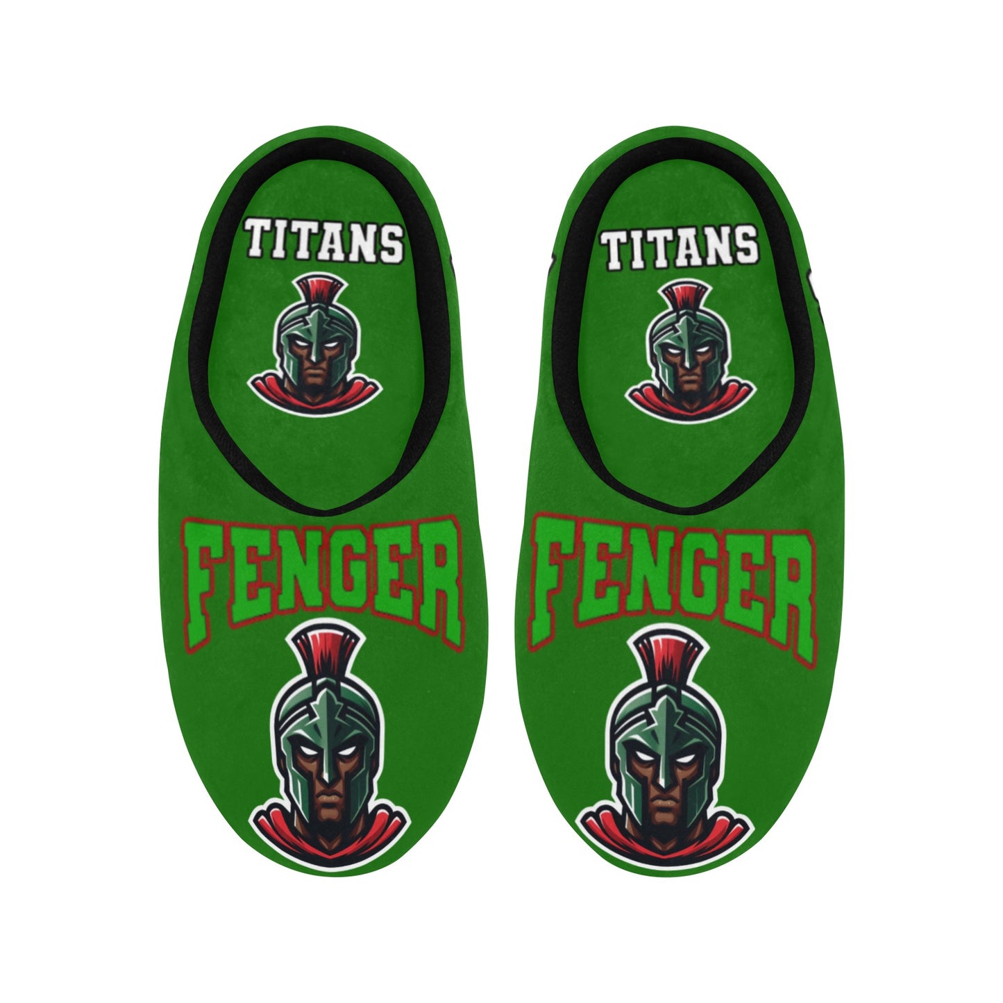 Mens Slippers Finger 2 Men's Non-Slip Cotton Slippers (Model 0602)