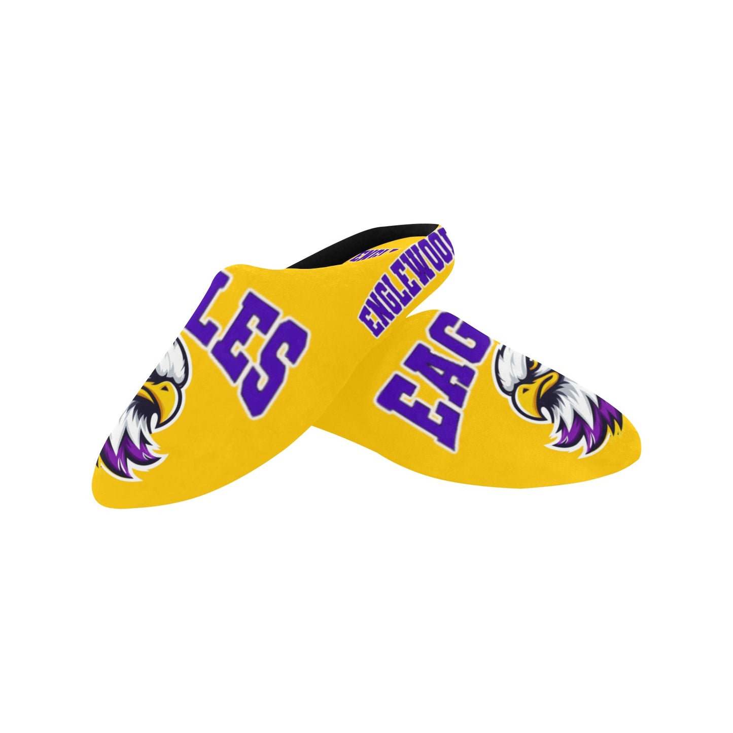 Englewood Yellow Woman Slippers Women's Non-Slip Cotton Slippers (Model 0602)