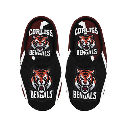 Mens Slippers Corless Men's Non-Slip Cotton Slippers (Model 0602)