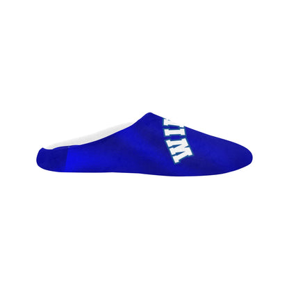 Mens Slippers Phillips Design 2 Men's Non-Slip Cotton Slippers (Model 0602)