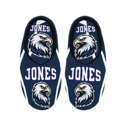 Jones  Woman Slippers 2 Women's Non-Slip Cotton Slippers (Model 0602)