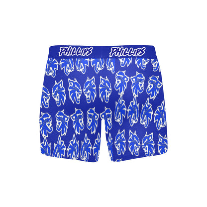 Mens Phillips Wildcats Underware 4 Men's Boxer Briefs with Custom Inner Pocket & Waistband (Model L34)