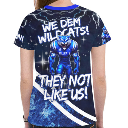 Phillips- Like Us Not  - Woman's  We Dem Wildcats All Over Print T-shirt for Women (Model T45)