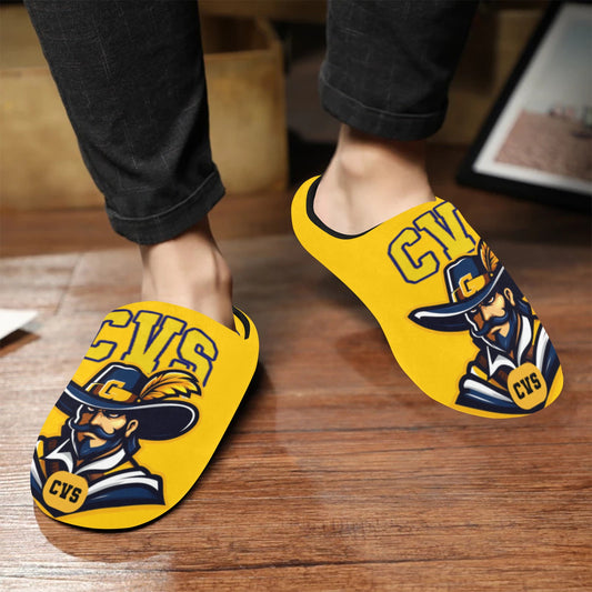 Mens Slippers CVS Men's Non-Slip Cotton Slippers (Model 0602)