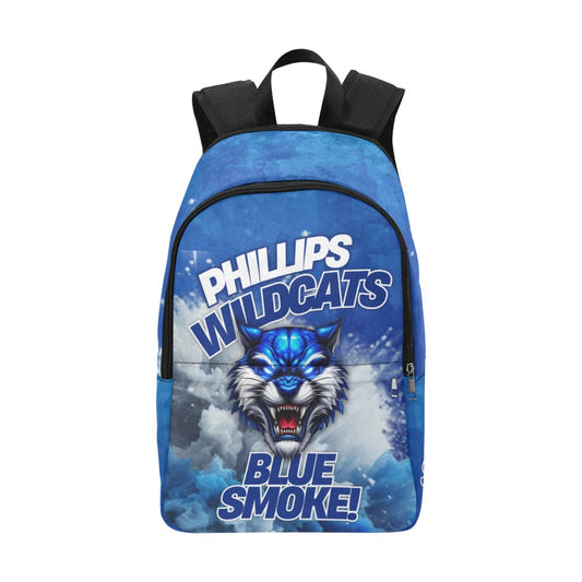 Phillips Back Pack Blue Smoke Fabric Backpack for Adult (Model 1659)