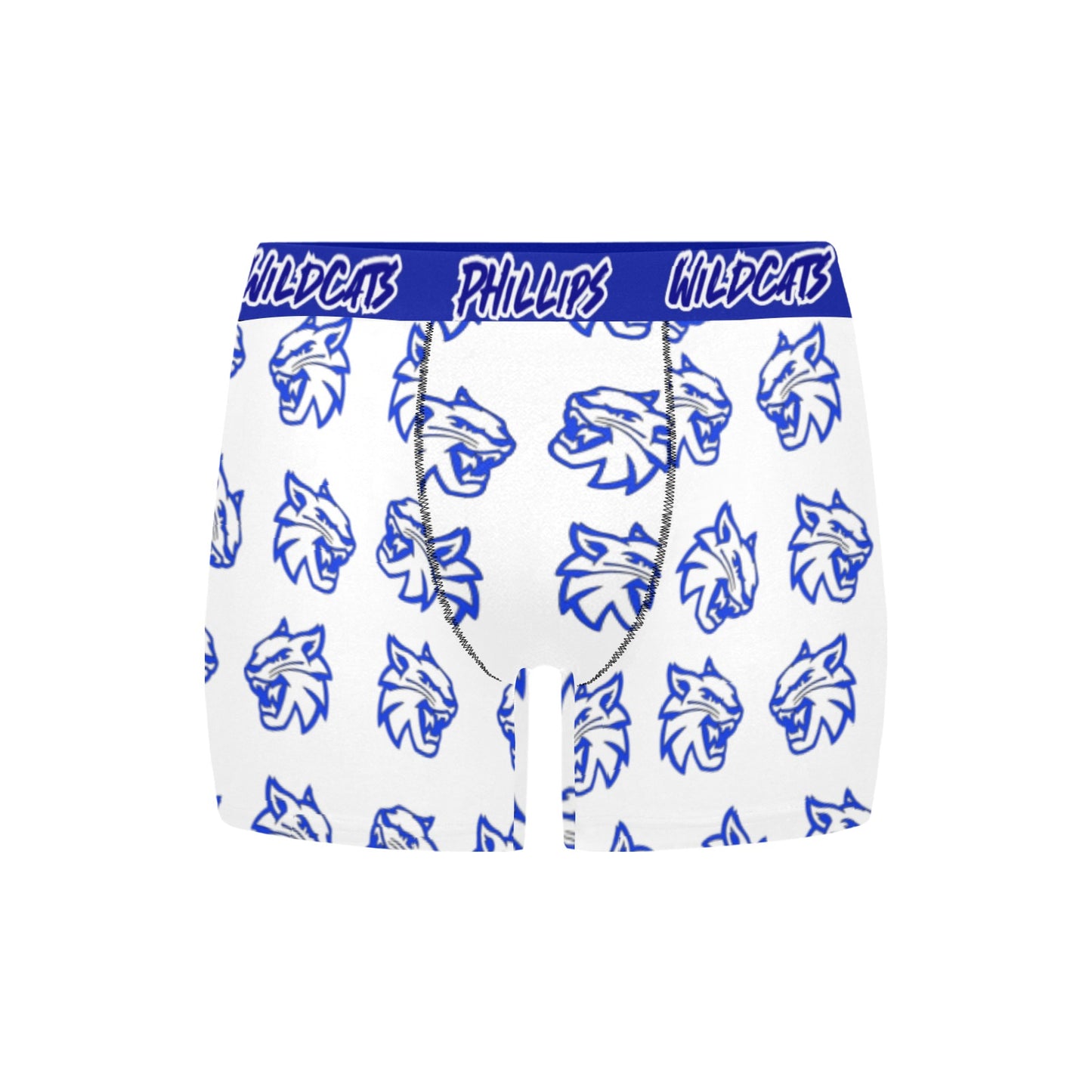 Mens Phillips Wildcats Underware 2 Men's Boxer Briefs with Custom Inner Pocket & Waistband (Model L34)