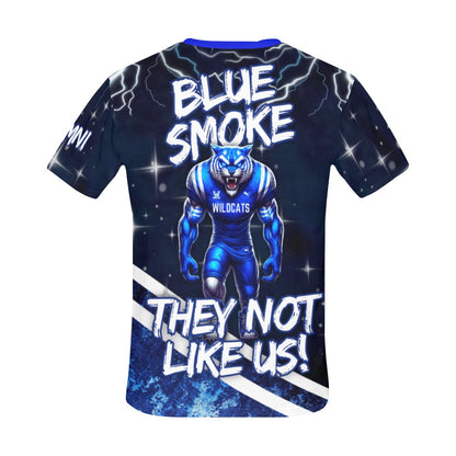 Phillips- They Not Like Us- Unisex/Men We Dem Wildcats All Over Print T-Shirt for Men (USA Size) (Model T40)