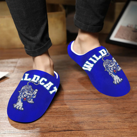 Mens Slippers Phillips Design 2 Men's Non-Slip Cotton Slippers (Model 0602)