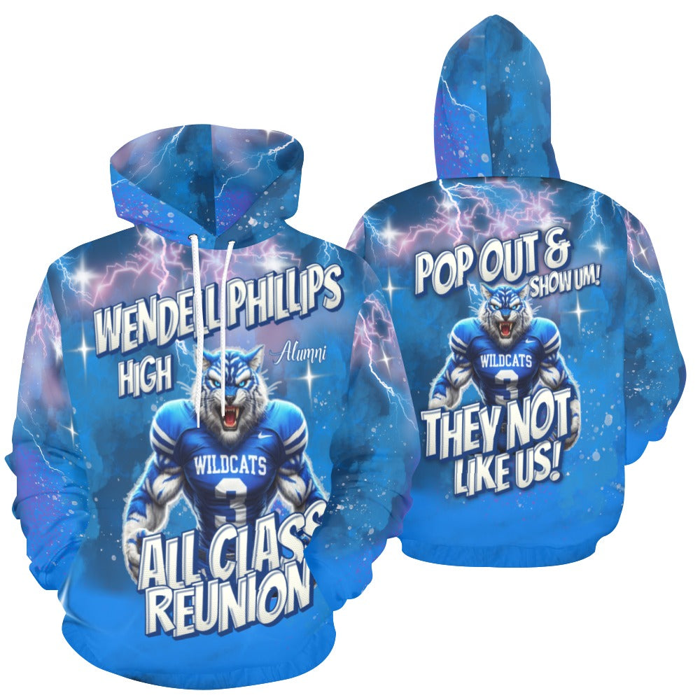 All Class Phillips Unisex Hoodie All Over Print Hoodie for Men (USA Size) (Model H13)