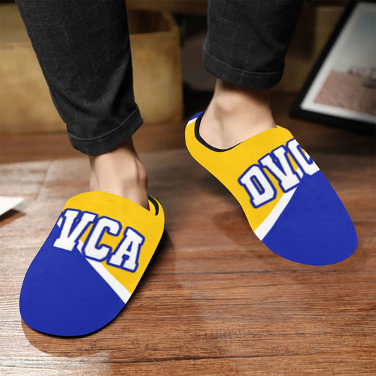 Mens Slippers DVAC Men's Non-Slip Cotton Slippers (Model 0602)