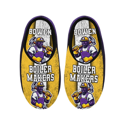 Mens Slippers Bowen 2 Men's Non-Slip Cotton Slippers (Model 0602)