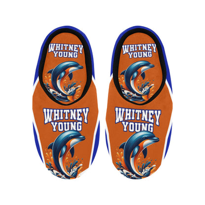 Mens Slippers Whitney Young Men's Non-Slip Cotton Slippers (Model 0602)