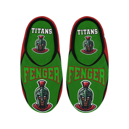 Mens Slippers Finger Men's Non-Slip Cotton Slippers (Model 0602)