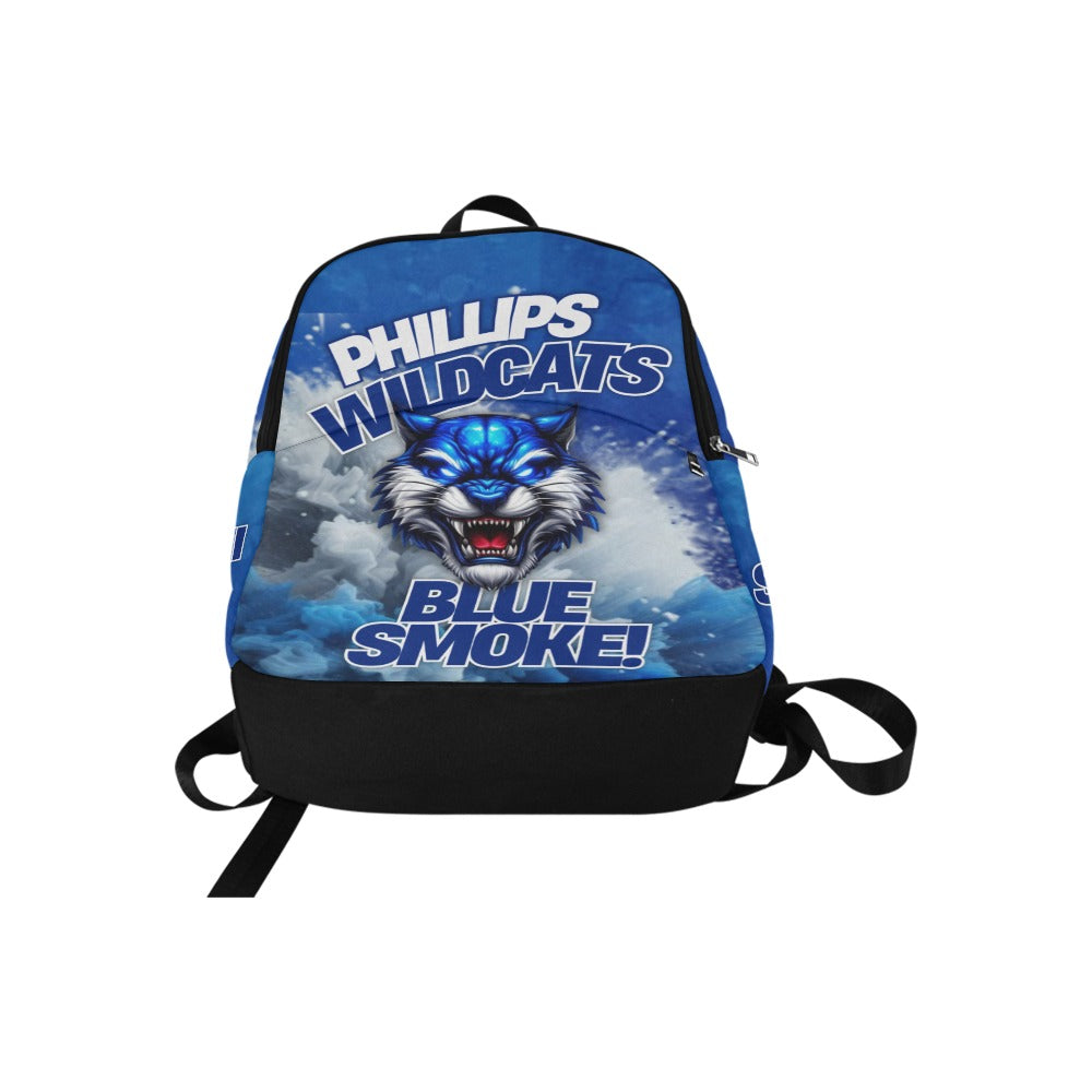 Phillips Back Pack Blue Smoke Fabric Backpack for Adult (Model 1659)