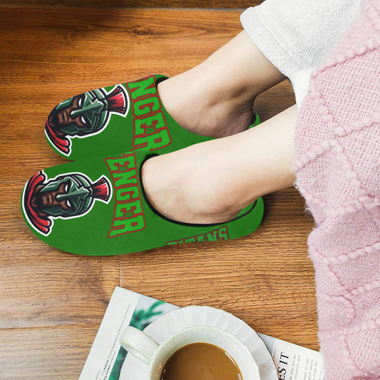 Finger Woman Slippers Women's Non-Slip Cotton Slippers (Model 0602)
