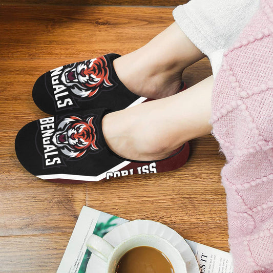 Corliss Woman Slippers Women's Non-Slip Cotton Slippers (Model 0602)