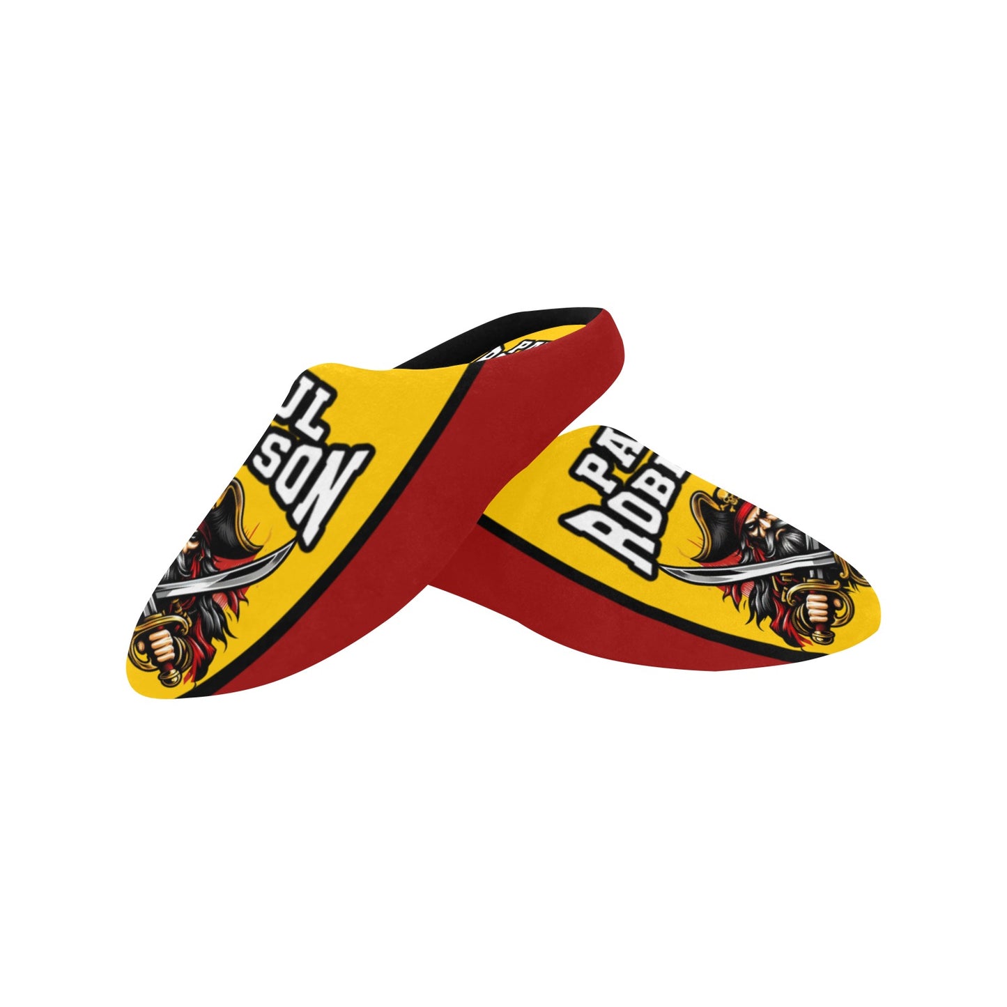 Mens Slippers Robeson Men's Non-Slip Cotton Slippers (Model 0602)