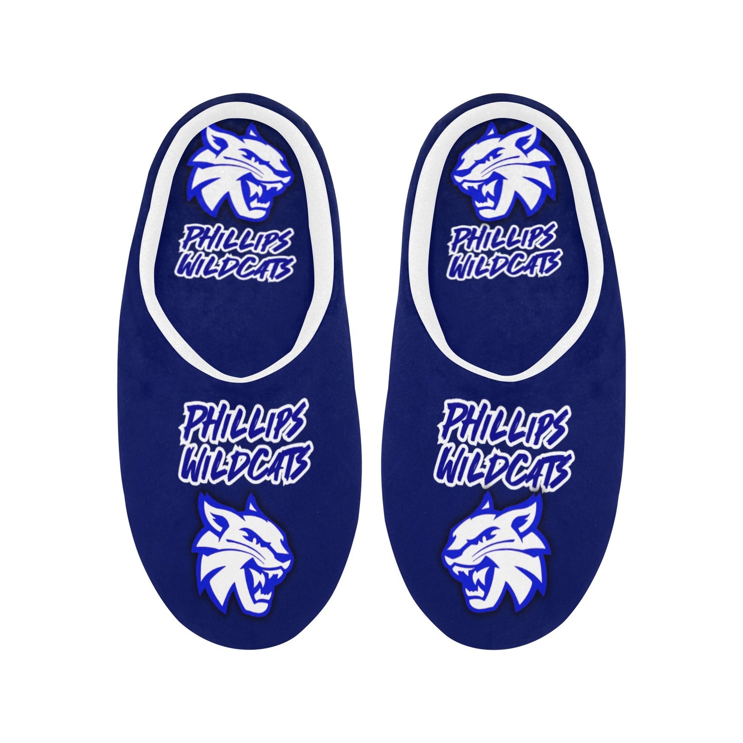 Mens Slippers Phillips Wildcats Men's Non-Slip Cotton Slippers (Model 0602)