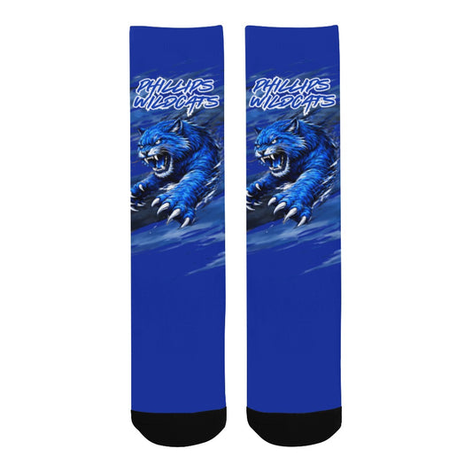 Wildcat Territory – Blue Flame Crew Socks
