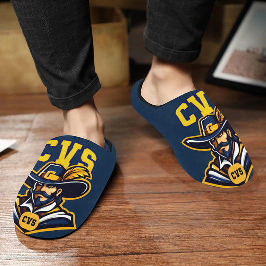 Mens Slippers CVS Men's Non-Slip Cotton Slippers (Model 0602)