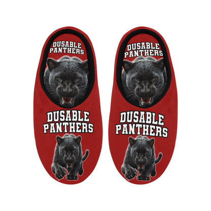 Mens Slippers Dusable Men's Non-Slip Cotton Slippers (Model 0602)