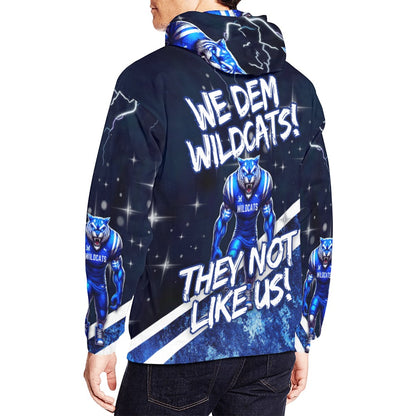 Phillips Alumni Unisex Hoodie- We Dem Wildcats All Over Print Hoodie for Men (USA Size) (Model H13)