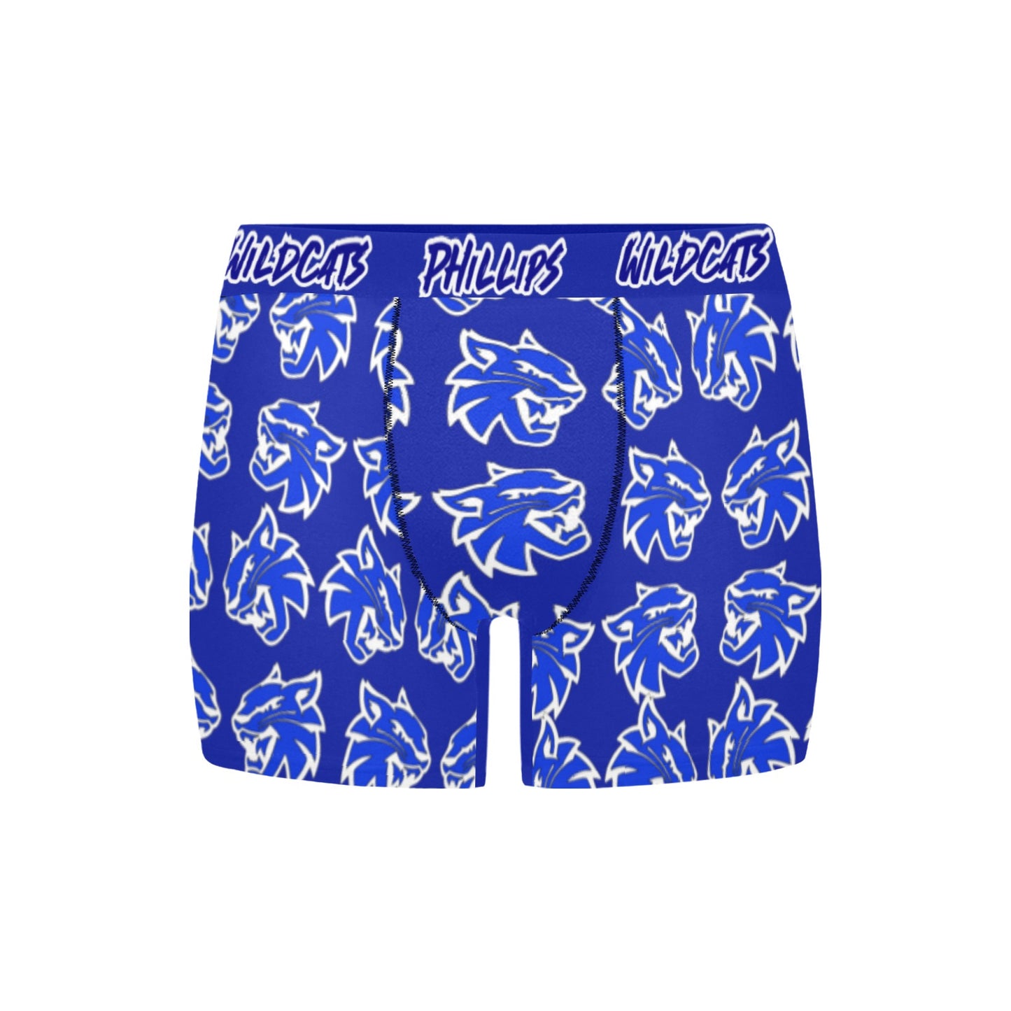 Mens Phillips Wildcats Underware 4 Men's Boxer Briefs with Custom Inner Pocket & Waistband (Model L34)