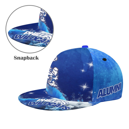 Blue Smoke Wildcats Caps All Over Print Snapback Hat