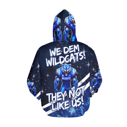 Phillips Alumni Unisex Hoodie- We Dem Wildcats All Over Print Hoodie for Men (USA Size) (Model H13)